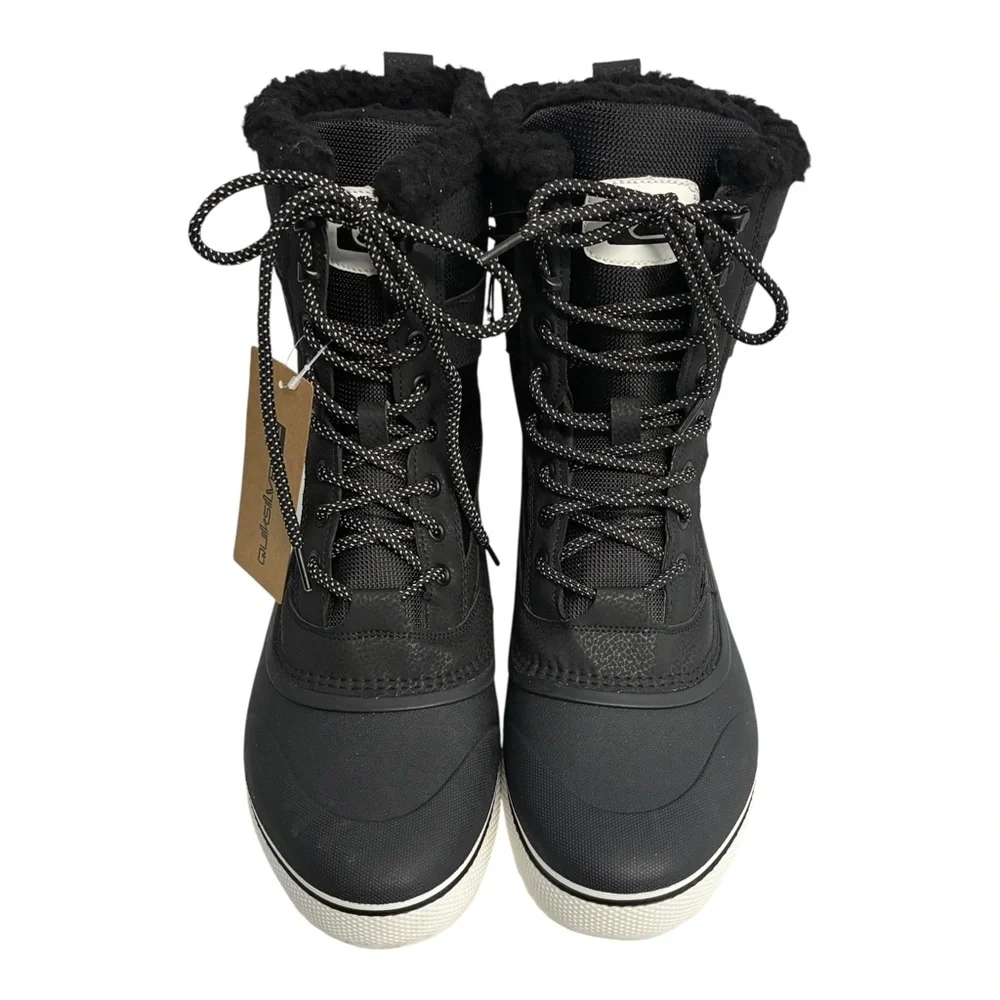 Quicksilver 10 Mens Sub Zero Hi Black Winter Snow Boots Waterproof 3М Thinsulate
